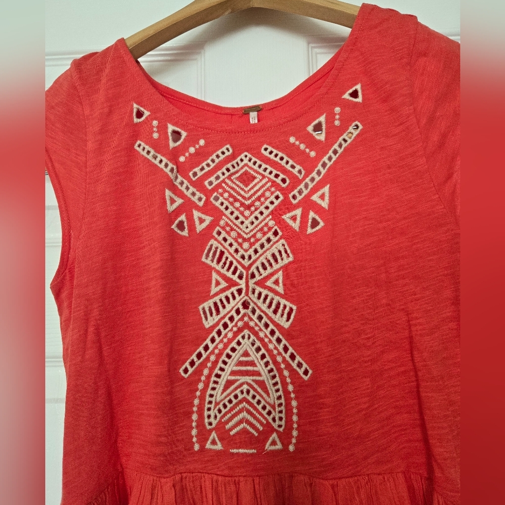 Free People "Meadows" Embroidered Dress, S - Picture 6 of 11